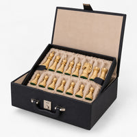 4.6-Inch Spartacus Luxury Staunton Chess Set Combo with Bud Rosewood Pieces, Chess Board, and Storage Box - storage box